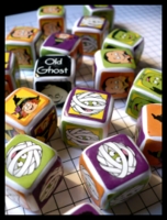 Dice : Dice - Game Dice - Halloween Dice Set - Old Ghost